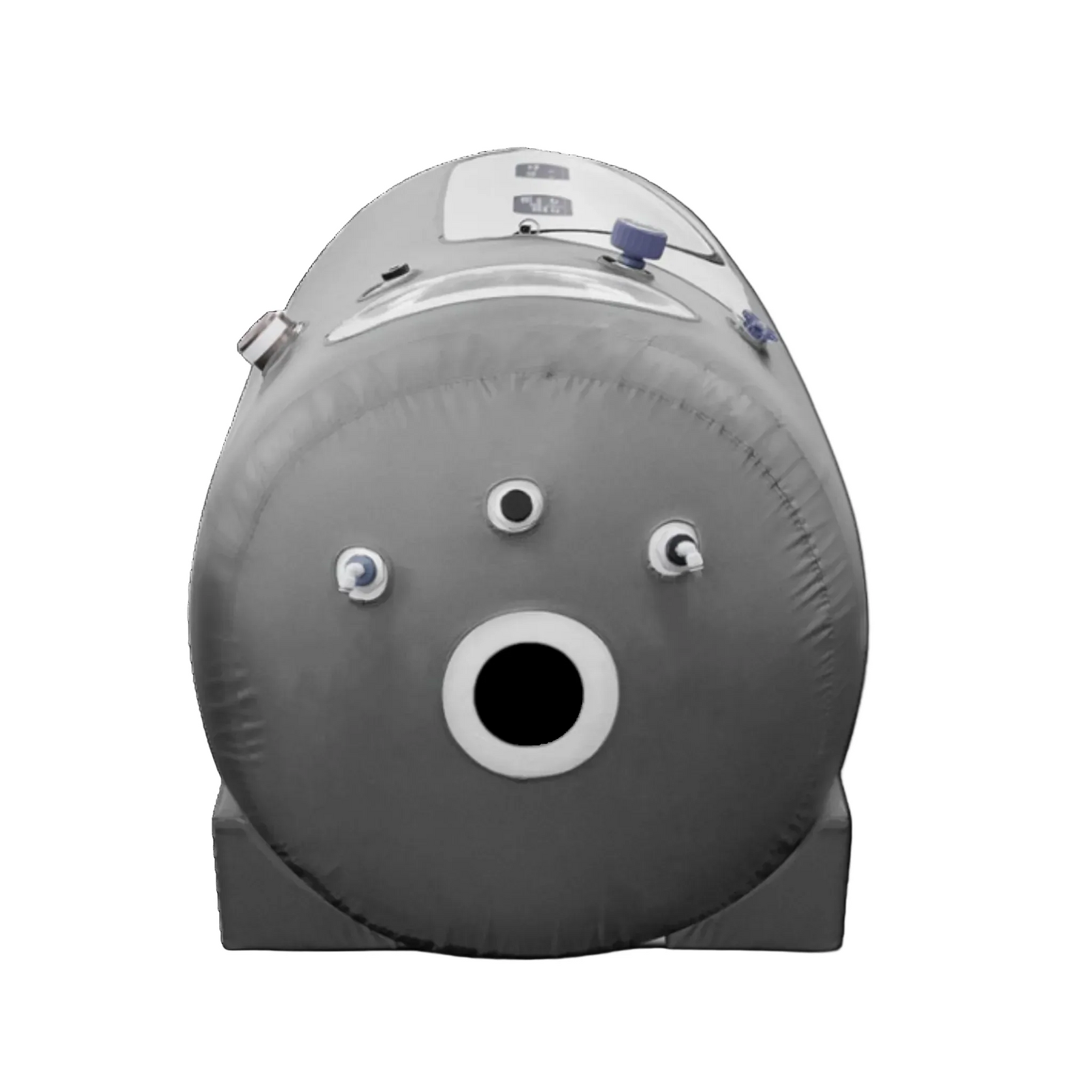 OxyRevo Elite36 Portable Soft Hyperbaric Chamber – end view with round window