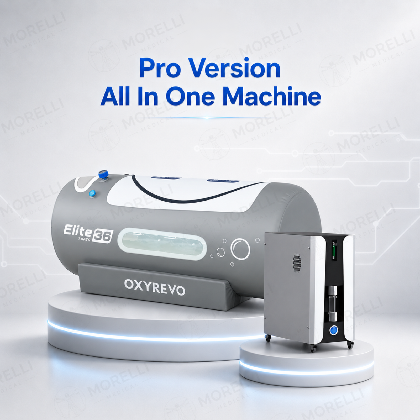OxyRevo Elite36 Portable Soft Hyperbaric Chamber – pro all-in-one machine