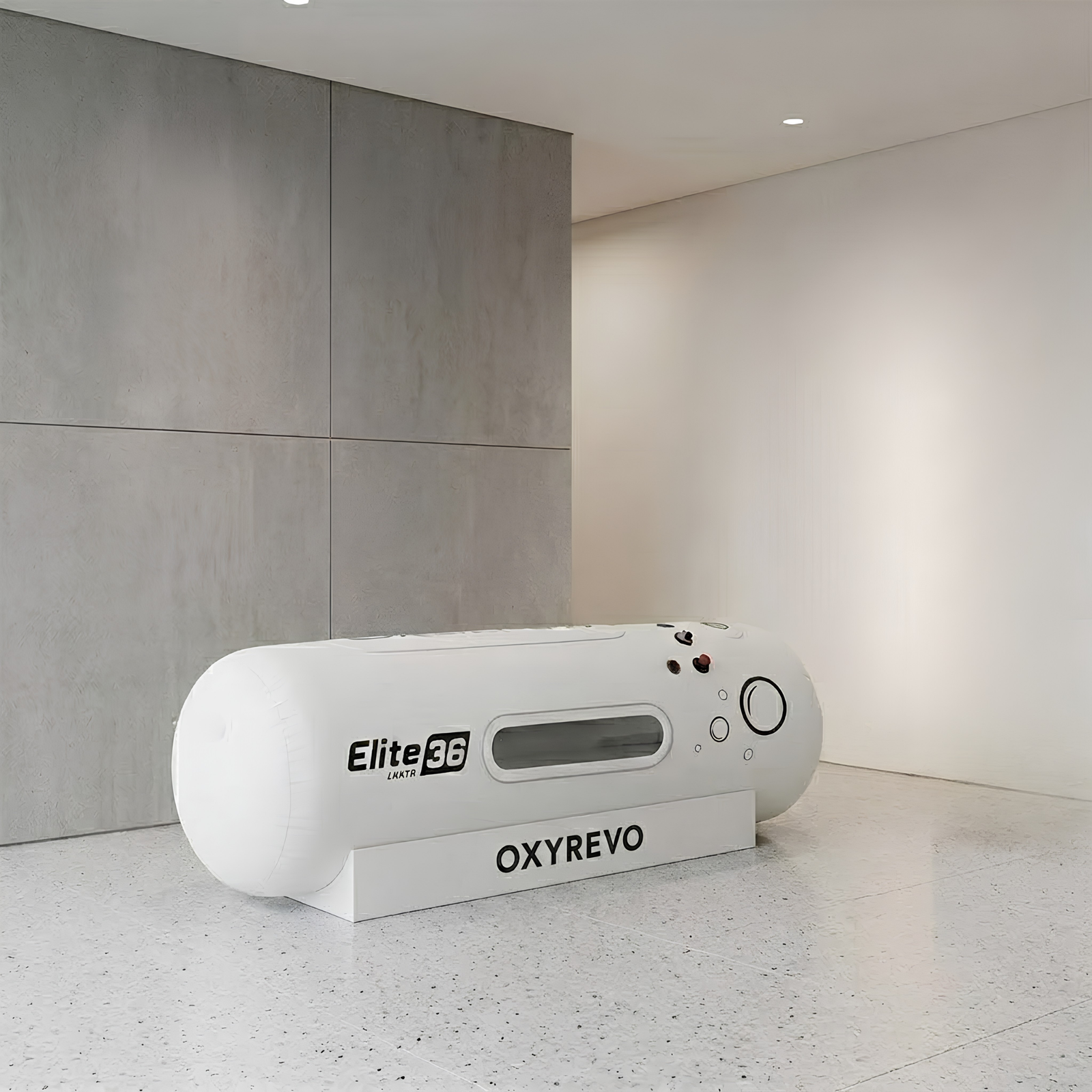 OxyRevo Elite36 Portable Soft Hyperbaric Chamber – white chamber