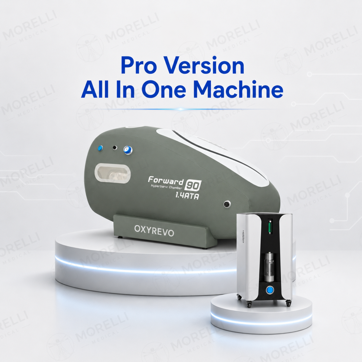 OxyRevo Forward90 Portable Sitting Hyperbaric Chamber – pro all-in-one machine