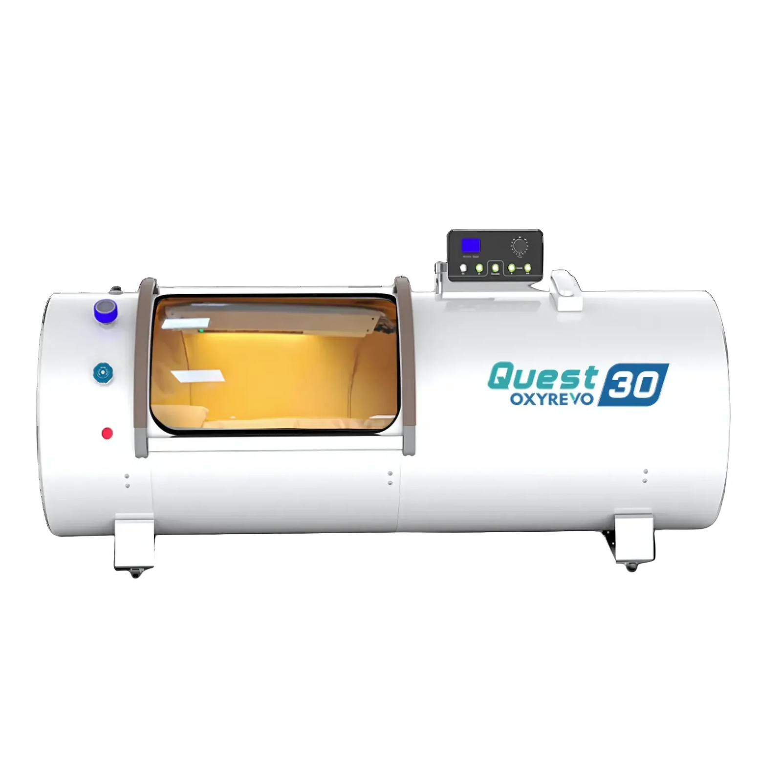 OxyRevo Quest30 Hard-Shell Hyperbaric Chamber – white hard-shell chamber