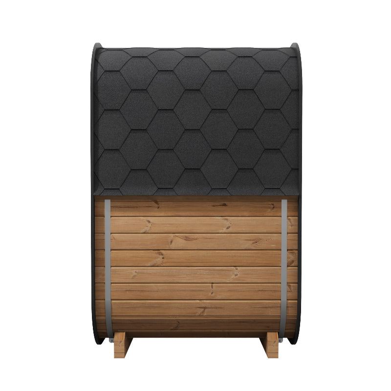 SaunaLife Model CL3G 2-Person Cube-Series Outdoor Sauna Kit