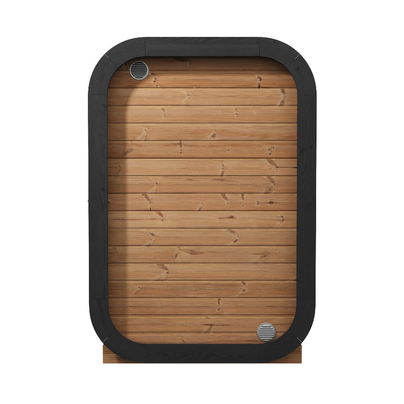 SaunaLife Model CL3G 2-Person Cube-Series Outdoor Sauna Kit