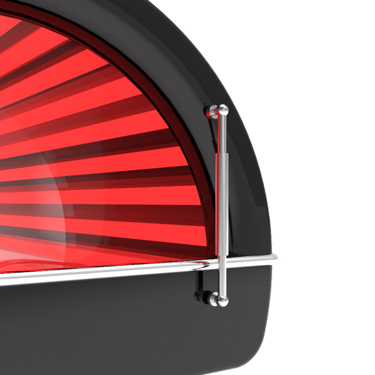Solbasium Nova Full-Body Red Light Therapy Bed – close-up of the red light interior