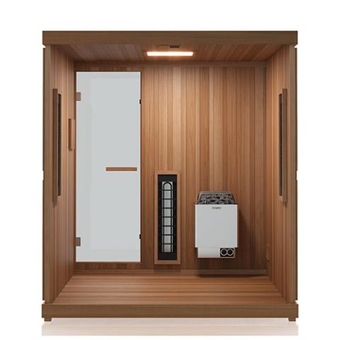 Finnmark FD-5 Trinity XL 4-Person Hybrid Sauna – Infrared & Steam Combo