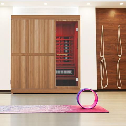 Finnmark FD-5 Trinity XL 4-Person Hybrid Sauna – Infrared & Steam Combo