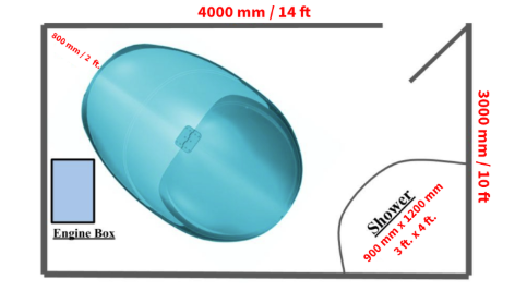 Dreampod Vmax Float Pod – Oversized Float Tank for Athletes, Larger Users & Accessibility Needs