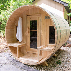 Dundalk Leisurecraft Tranquility Outdoor Sauna - 4 Person - CTC2345W