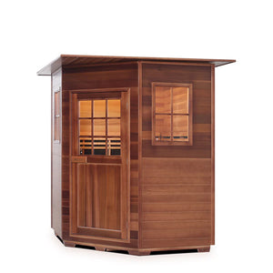 Enlighten Sauna MoonLight 4 Corner Dry Traditional Sauna