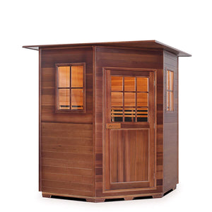 Enlighten Sauna MoonLight 4 Corner Dry Traditional Sauna