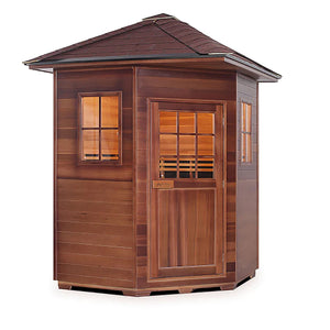 Enlighten Sauna MoonLight 4 Corner Dry Traditional Sauna