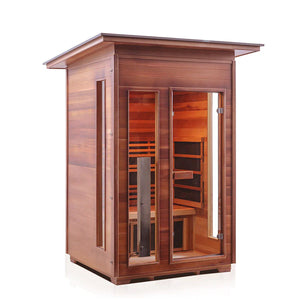 Enlighten Sauna Rustic 2 Full Spectrum Infrared Sauna