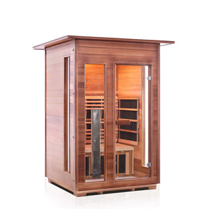 Enlighten Sauna Rustic 2 Full Spectrum Infrared Sauna