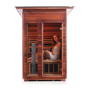 Enlighten Sauna Rustic 2 Full Spectrum Infrared Sauna