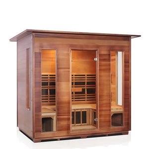 Enlighten Sauna Rustic 5 Full Spectrum Infrared Sauna