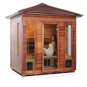 Enlighten Sauna Rustic 5 Full Spectrum Infrared Sauna