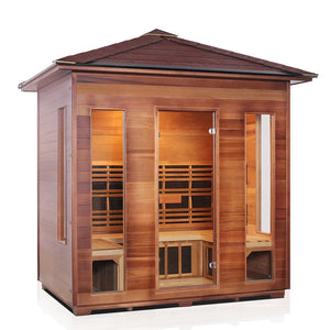 Enlighten Sauna Rustic 5 Full Spectrum Infrared Sauna