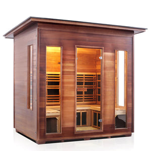 Enlighten Sauna Rustic 5 Full Spectrum Infrared Sauna